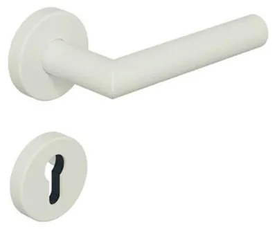 Produktbild von Hewi 162 Türdrücker Rosettengarnitur Reinweiß Edition matt (Lochung: PZ) Lochung: PZ