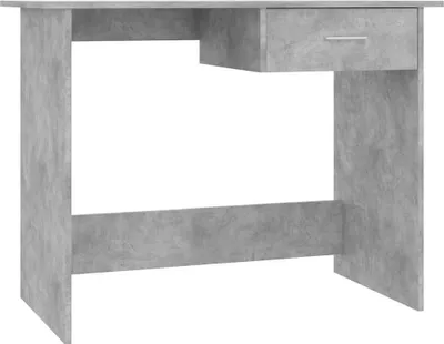 Produktbild von vidaXL Schreibtisch Betongrau 100×50×76 cm Holzwerkstoff