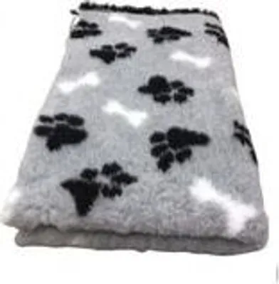 Produktbild von Vet Bed Hundedecke mit Latexrücken grau 3farbig