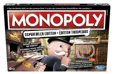 Produktbild von Hasbro Gaming Monopoly Game: Cheaters Edition, Brettspiel, Wirtschaftliche Simulation, 8 Jahr(e), Familienspiel