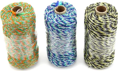 Produktbild von 65m Baumwollschnur Schnur Bastelschnur Baumwollband Gartenschnur SORTIERT