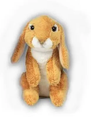 Image de Lapin en peluche (15cm) réaliste Doudou en peluche
