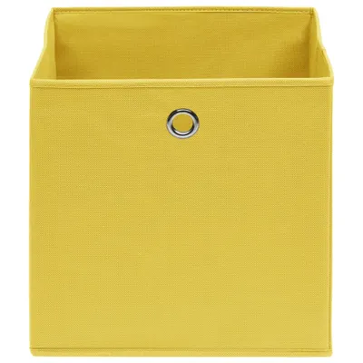 Obrázek produktu pro vidaXL Úložné boxy 4 ks. Netkané 28x28x28 cm Žluté