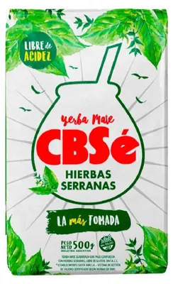 Zdjęcie produktu dla Yerba Mate CBSe Hierbas Serranas 500g 0,5kg