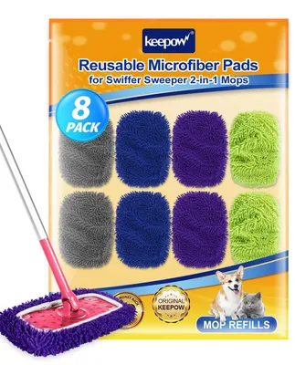 8 Mikrofasertücher für Swiffer Bodenwischer, waschbar