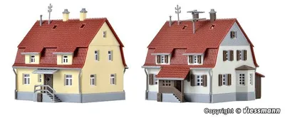 Zdjęcie produktu dla Kibri 36782 – Dom osiedlowy z lat 20., 2 sztuki – nowy