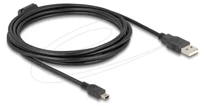 Zdjęcie produktu dla DELOCK USB Kabel A -> Mini-B St/St 3.00m schwarz