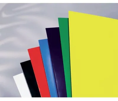 Produktbild von GBC Higloss & Hiclear Umschlagmaterial, Kombipack, A4, Schwarz, 250 g/m², 0,18 mm, 830 g, 50 Stück(e)