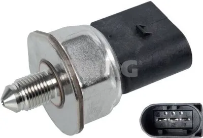 Produktbild von SWAG 33 10 1057 Kraftstoffdrucksensor für VW Golf IV Schrägheck (1J1) Golf V Schrägheck (1K1) POLO (9N) für AUDI A4 Avant (8K5, B8) A6 Avant