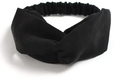Image de Bandeau en velours - Bandeau noir - Bandeau pour les cheveux - Velours - Bandeau tendance - Élastique - CHPN