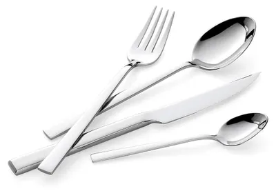 Besteckset 24-teilig, Edelstahl 18/10, für 6 Personen, hochglanzpoliert