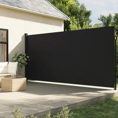 Produktbild von Möbel Seitenmarkise Ausziehbar Schwarz 200x600 cm - Sonnensegel 4004549