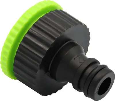 Produktbild von Kunststoffhahnadapter 3/4" auf 1" inkl. Stecksystem