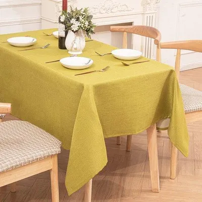 Produktbild von Wasserdichte Tischdecke 140x140 cm für Esstisch - Elegant und wartungsfreundlich