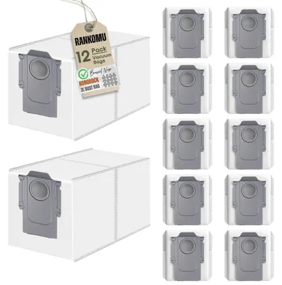 Staubsaugerbeutel 12er-Pack für Roborock Qrevo-Serie, 3 L