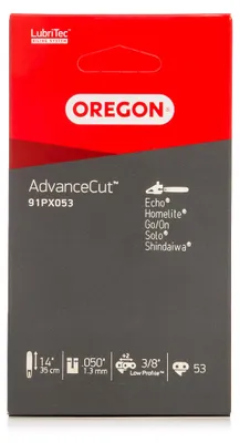 Obrázek produktu pro Náhradní řetěz k pile Oregon AdvanceCut 91PX053E Poloviční dláto 53 TG14" / 35 cm LP 3/8" 1,3 mm