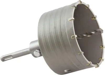 Produktbild von Lochsäge Bohrkrone Dosenbohrer Lochbohrer Kernbohrer SDS Plus 100 mm mit Bohrer (SDS100)