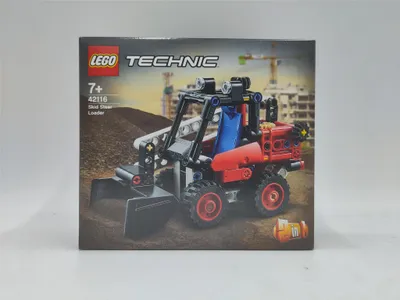 Produktbild von LEGO 42116 Technic Kompaktlader, Bagger - Hot Rod, 2-in-1 Set, Kinderspielzeug, Baufahrzeug, Spielzeugauto, Geschenk für Kinder ab 7 Jahre
