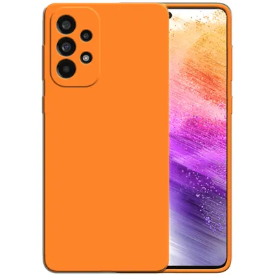 Obrázek produktu pro Smartphonica Silikonové pouzdro pro Samsung Galaxy A73 5G s měkkým vnitřkem - oranžové