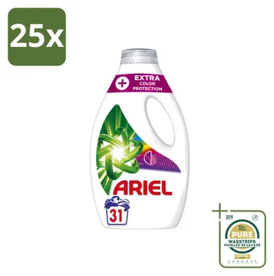 Produktbild von 25 x Ariel Extra Kleurbescherming Flüssigwaschmittel für Buntwäsche - Vorratspackung - 25 Stücke
