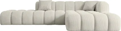 Produktbild von ALTDECOR Ecksofa in L-Form OLEA-L2 - 289x176x71 cm Cremeweiß - Corner Sofa Bett Eckcouch Couch Wohnlandschaft Cauchsofa