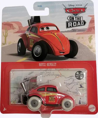 Obrázek produktu pro Mattel HHV00 Disney Pixar Cars on the Road Royce Revsley Racing Car Toy Car Action Car Red Scale 1:55