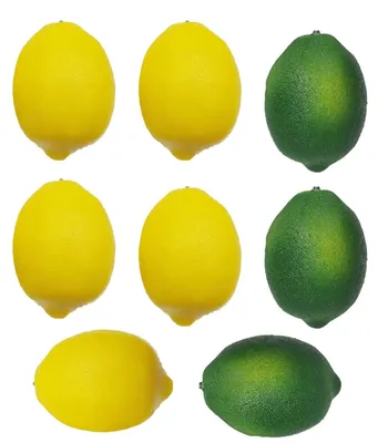 Obrázek produktu pro Solidchoice – Sada 8 umělých citronů pro dekoraci
