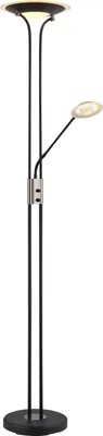Produktbild von Globo Lighting Deckenfluter Metall schwarz matt, LED
