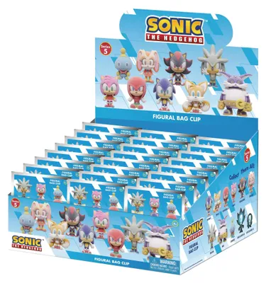 Image de Sonic the Hedgehog PVC-Taschenanhänger Flocking Series 5 Display (24)