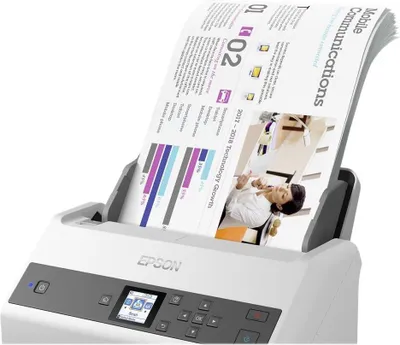 Image de Epson WorkForce DS-970 Sheet-fed scanner 600 x 600 DPI A4 Grey, White