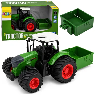 Immagine prodotto di Trattore agricolo con ruote in gomma per spandiconcime Verde 1:24