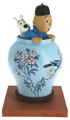 Produktbild von Collectible figure Moulinsart Tintin and Snowy in The Chinese Vase 46401 (2017)