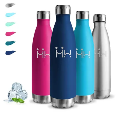 Thermosflasche 500 ml, Edelstahl, auslaufsicher, BPA-frei, für Kinder
