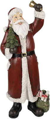 Obrázok produktu pre Clayre & Eef 6PR3915 Dekorácia Father Christmas červená, biela 22x15x51 cm