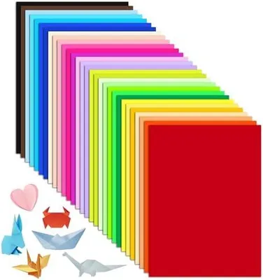 Produktbild von 60 Blatt Tonkarton A4 Bunt 230 g/m?, 30 Farben, Tonpapier, Buntes Papier, Stabil Bastelpapier & Farbige Blätter, Malen Kartenherstellung Einladungen & Kinder DIY Bogen