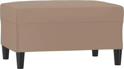 Produktbild von vidaXL Fußhocker Cappuccino-Braun 70x55x41 cm Kunstleder