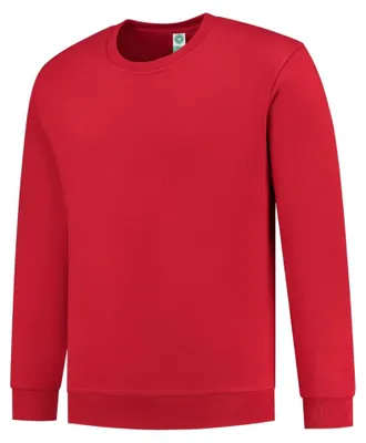 Image de Starworld - Sweat-shirt pour homme/femme unie, col rond LT3936 (XL) (rouge vif)