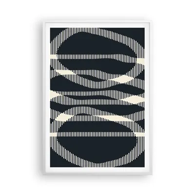 Produktbild von Gerahmtes Poster - Weißer Rahmen - Abstraktion künstlerisch kreativ - 70x100 cm - Wand Bild - Wanddeko - Wandbilder - Kunstposter - Wandposter - Bilderrahmen - Bilder - Kunstdruck - P2WPA70x100-4943