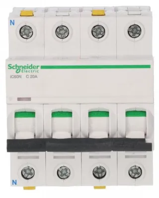 Produktbild von Schneider Electric A9F04720, Typ C, 36000 A, IP20