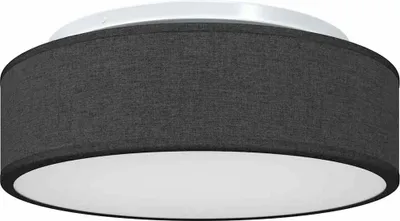 Obrázok produktu pre Stropná lampa so bodmi Čierna 38 x 38 x 13,5 cm látka