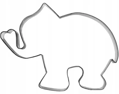 Produktbild von EkoForemki Elefant Ausstecher groß 14,5 cm für Plätzchen