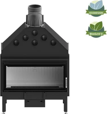 Produktbild von Kaminofen Hitze ARDENTE 90×41.S 17 kW Kaminofeneinsatz Ofen Holzofen Kamin schwarz