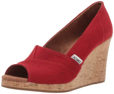 Produktbild von Toms Klassische Espadrille für Damen mit Keilabsatz, 35.5 EU