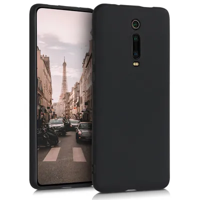 Produktbild von kwmobile Handyhülle kompatibel mit Xiaomi Mi 9T (Pro) / Redmi K20 (Pro) Hülle - Handy Case aus weichem Silikon in Schwarz matt