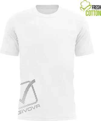 Immagine prodotto di T-shirt in cotone Givova Reflective White Bianco - 3XL