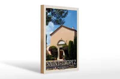 Produktbild von Holzschild Reise 20x30cm Saint-Tropez Frankreich Musée l'Annonciade