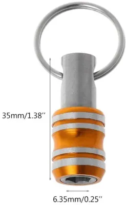 Produktbild von Oranger Schraubendrehschlüsselhalter mit Zahnradadapter, Bit-Träger und Schraubendrehwerkzeughalter