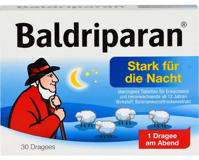 Obrázek produktu pro Baldriparan Strong na noc, 30 tablet