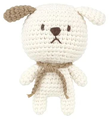 Image de Kit de crochet Anker pour réaliser un amigurumi "Daniel le chien", 9 cm