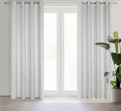 Zdjęcie produktu dla Zasłona oczkowa ALETA srebrna 135x250 cm